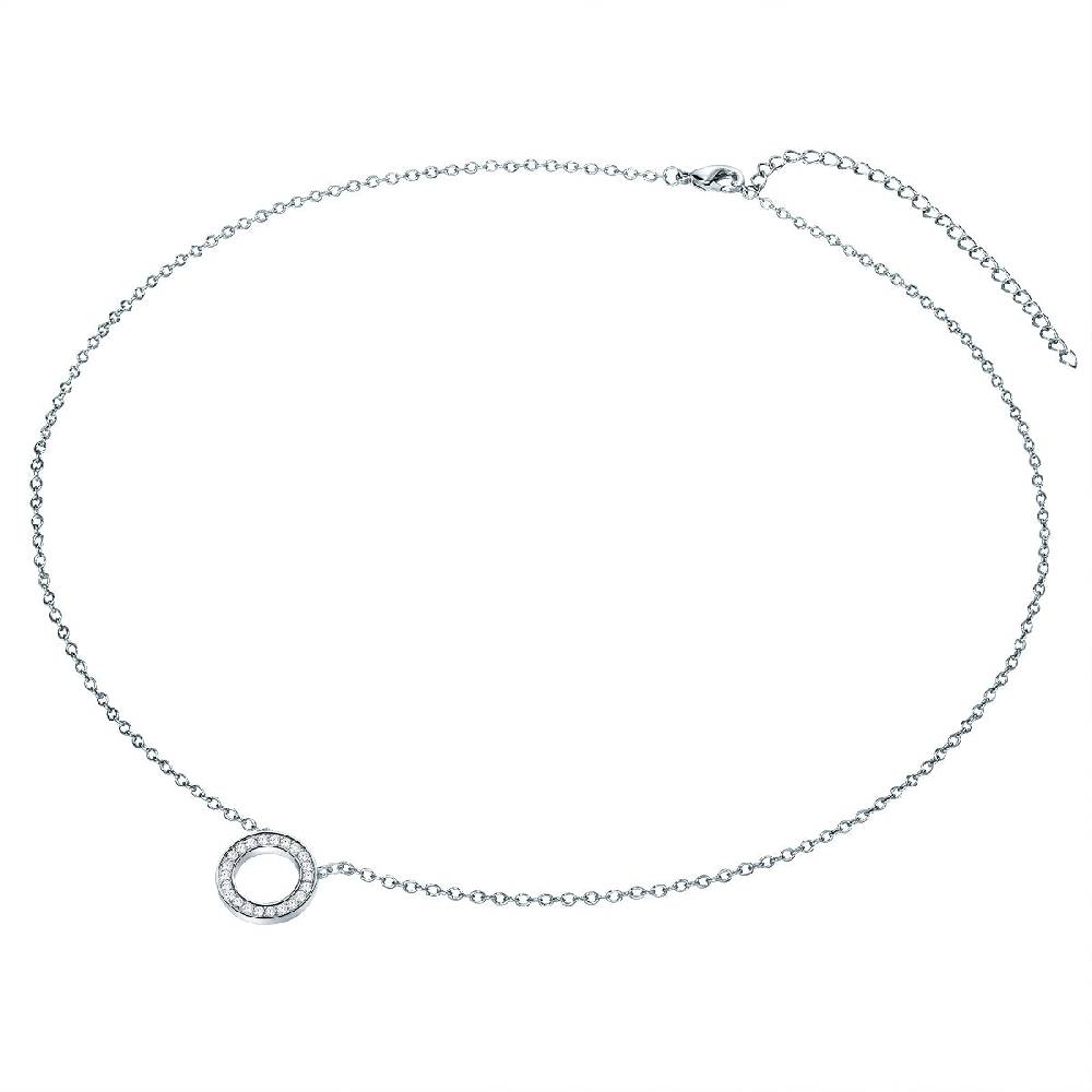 Rafaela Donata Kette mit Anhänger Sterling Silber verziert mit Kristallen von Swarovski® weiß Super Sparpreis