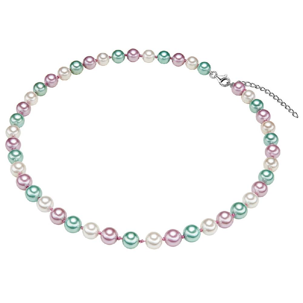 Rafaela Donata Kette Sterling Silber Muschelkernperle multicolor Kostenlose Rückgabe