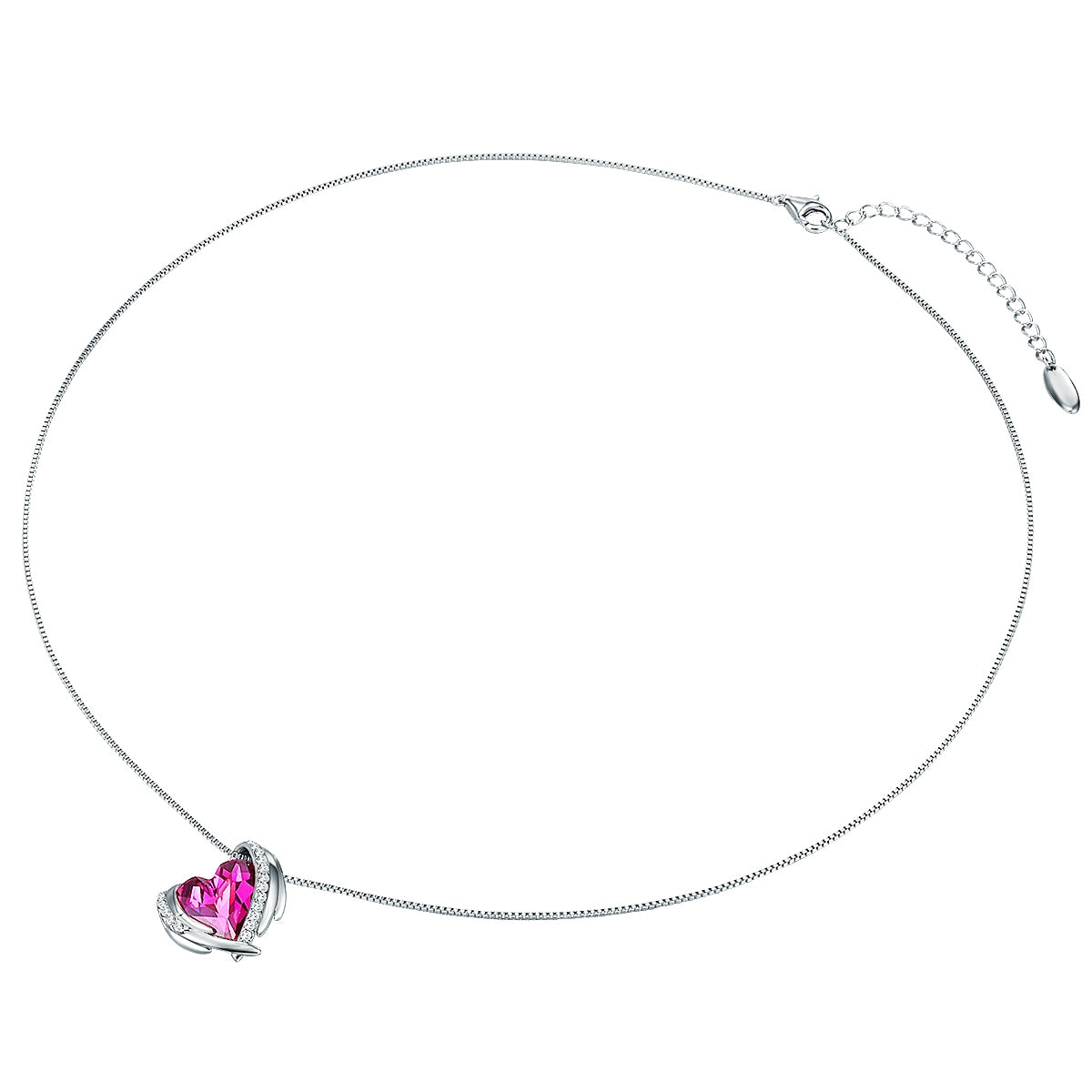 Rafaela Donata Kette mit Anhänger Sterling Silber verziert mit Kristallen von Swarovski® amethyst weiß Neueste Stile