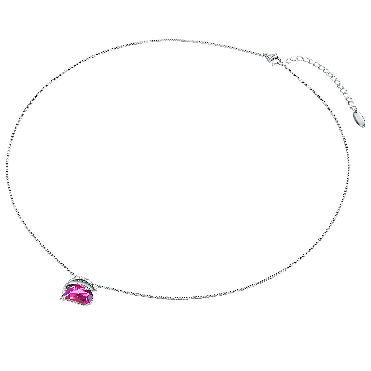 Rafaela Donata Kette mit Anhänger Sterling Silber verziert mit Kristallen von Swarovski® amethyst weiß Riesige Rabatte