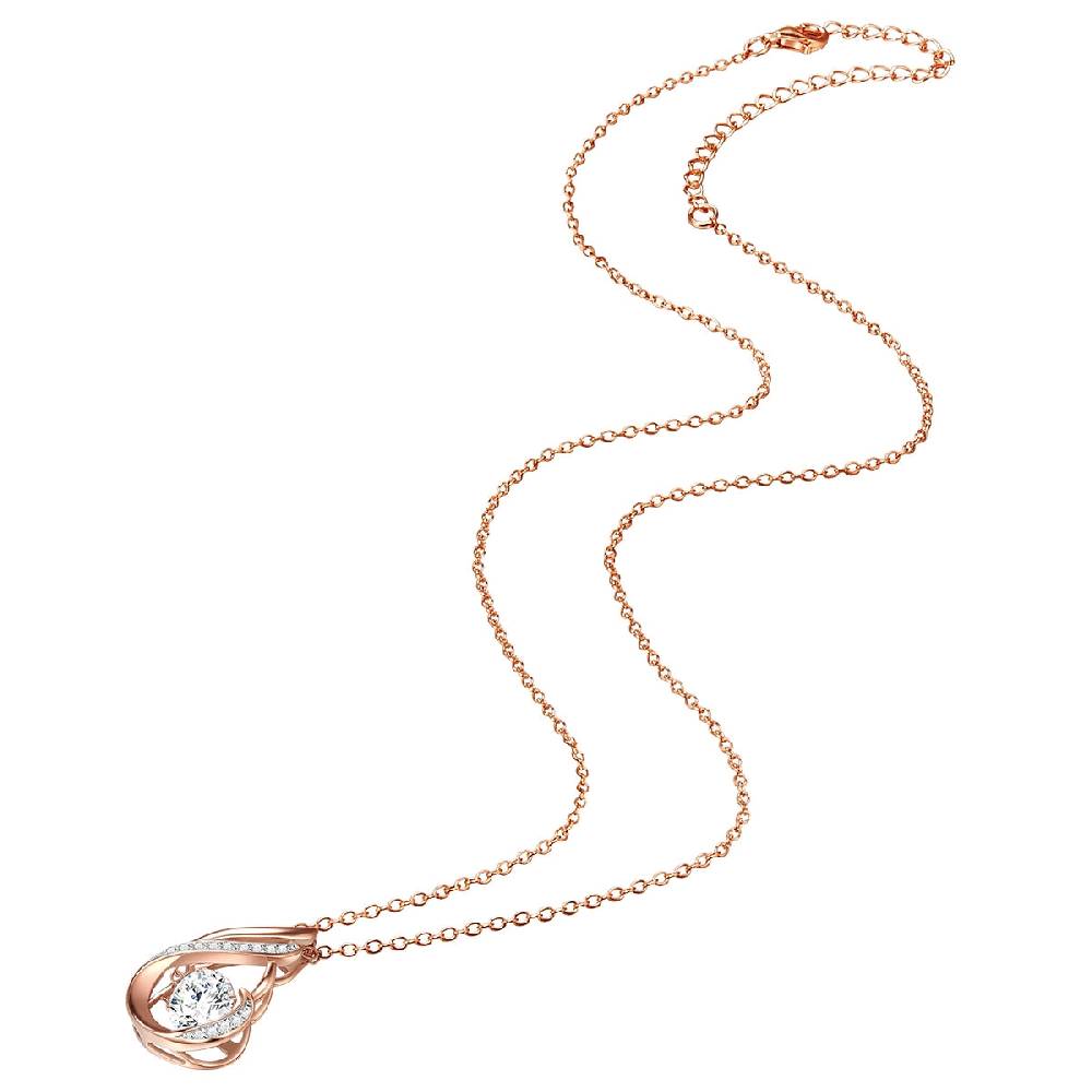 Rafaela Donata Kette mit Anhänger Sterling Silber roségold Zirkonia weiß Limitierter Zeitrabatt