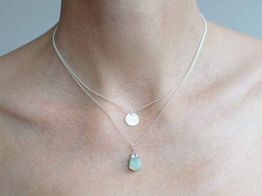 Renna Deluxe GEBURTSSTEIN Kette Gold Riesige Ersparnisse