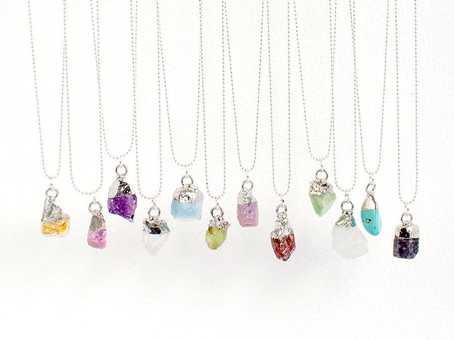 Renna Deluxe GEBURTSSTEIN Kette Silber VIP-Rabatte