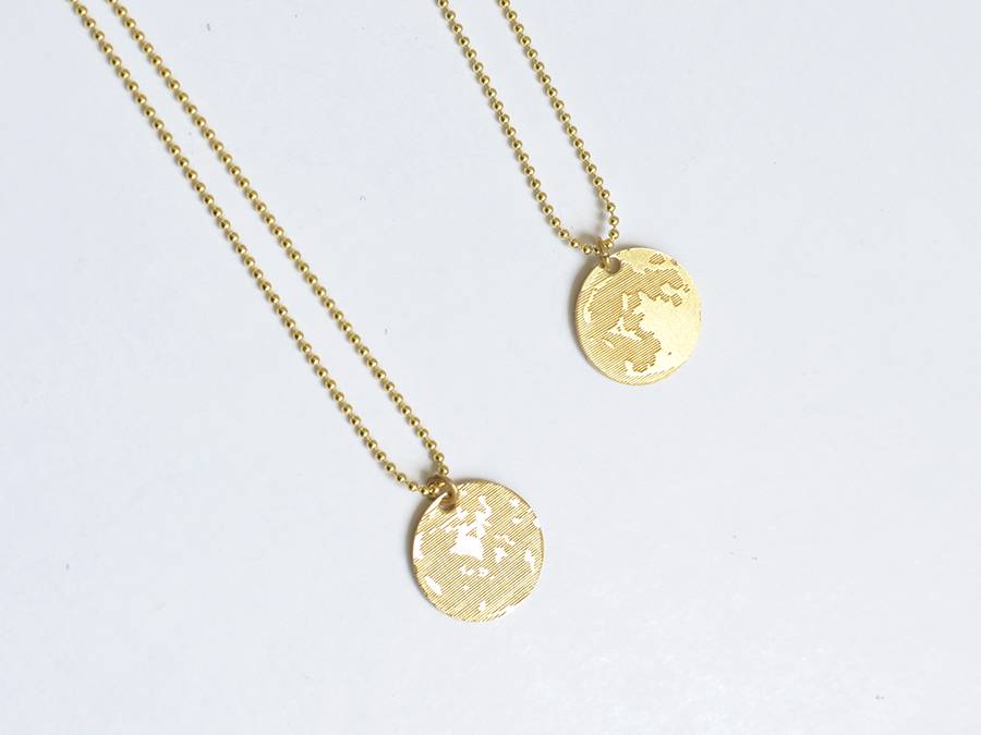 Renna Deluxe MOND Kette Silber – beidseitiges Motiv Letzter Tag
