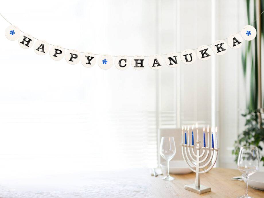 Renna Deluxe HAPPY CHANUKKA Girlande Speichern exportieren