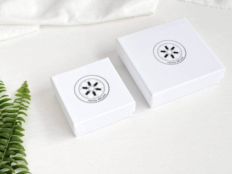 Renna Deluxe Ohrstecker Farnblatt vergoldet Sterling Silber Fabrikverkauf