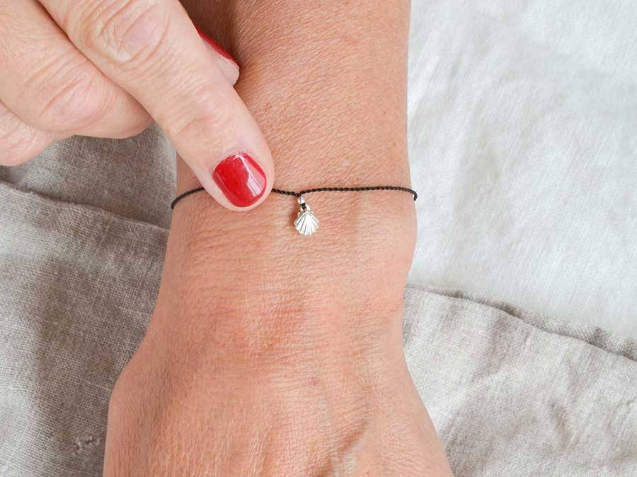 Renna Deluxe MUSCHEL Armband Silber Kostenloser Versand