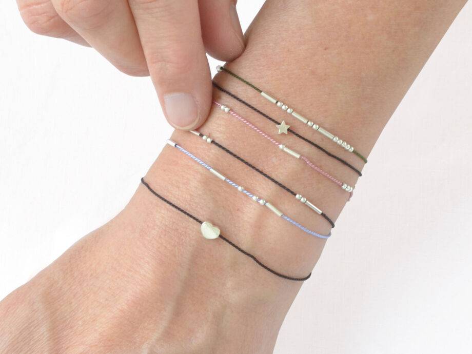 Renna Deluxe MAKE A WISH – STERN Armband in SILBER Begrenztes Angebot