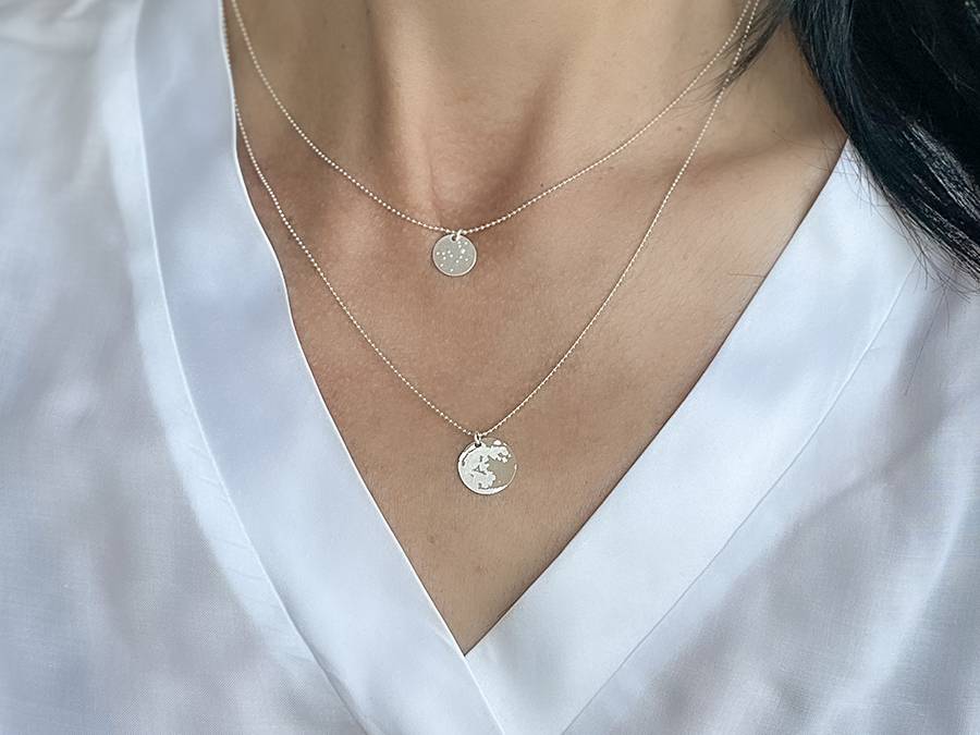 Renna Deluxe MOND Kette Gold – beidseitiges Motiv Black Friday