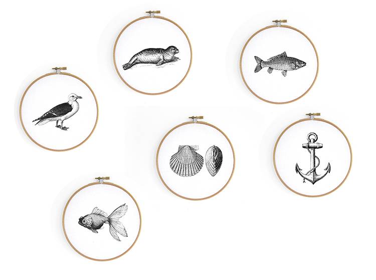 Renna Deluxe FUCHS Bild im Stickrahmen Bestseller