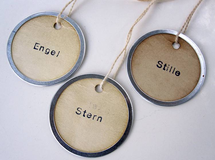 Renna Deluxe ENGEL STERN STILLE Weihnachtsanhänger Tiefpreis