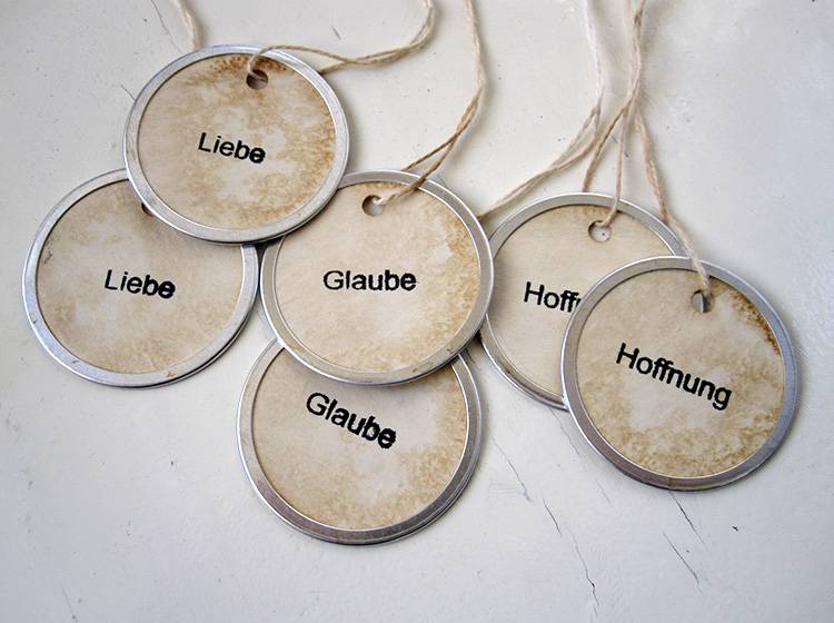 Renna Deluxe LIEBE GLAUBE HOFFNUNG 3er Set Super Sparpreis