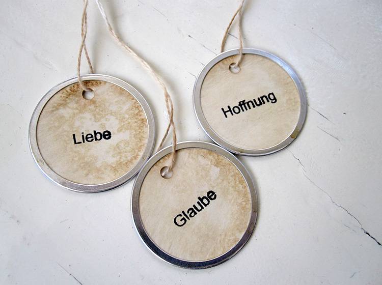 Renna Deluxe LIEBE GLAUBE HOFFNUNG 3er Set Super Sparpreis