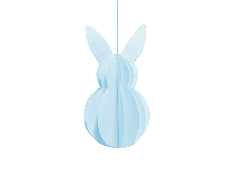 Renna Deluxe Hellblau Osterhase Anhänger Lagerräumung