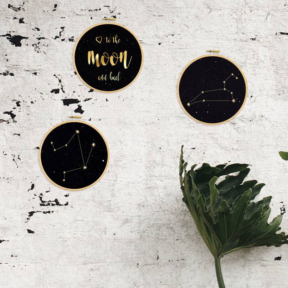 Renna Deluxe I love you to the moon and back! Gold Druck Rabatte dieses Monats