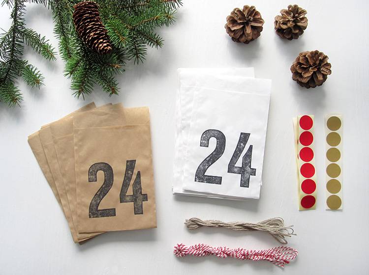 Renna Deluxe Adventskalender zum Selbstfüllen Lagerräumung