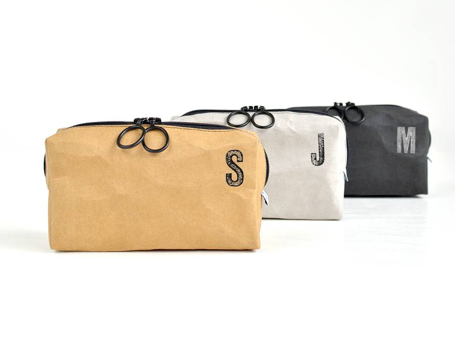 Renna Deluxe Individualisiertes Federmäppchen mit Monogramm grau Neueste Mode