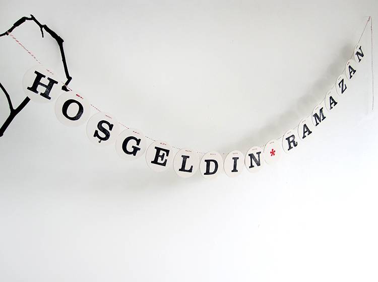 Renna Deluxe HOSGELDIN RAMAZAN Girlande Räumungsverkauf