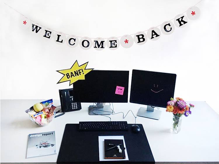 Renna Deluxe WELCOME BACK Girlande Begrenzte Freigabe