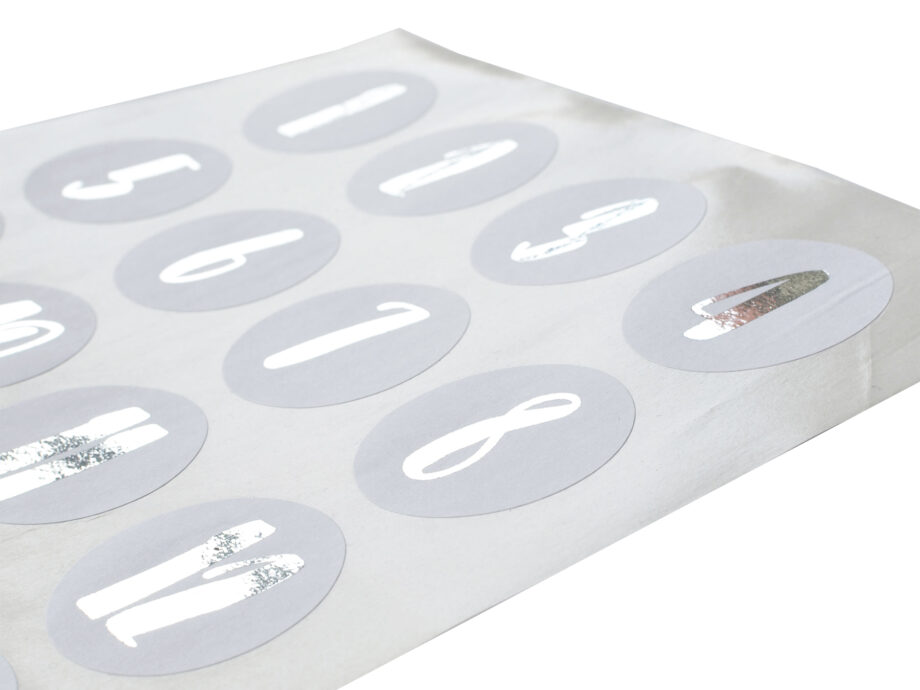 Renna Deluxe Adventskalender SILBER metallic mit weißen Tüten Letzte 3 Tage