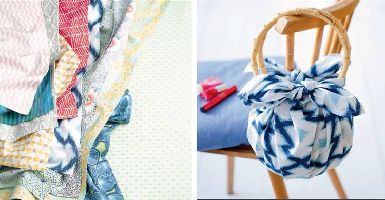 Renna Deluxe FUROSHIKI – Japanisch Taschen ohne Nadel und Faden, Kreativbuch Zeitbegrenzte Promotion