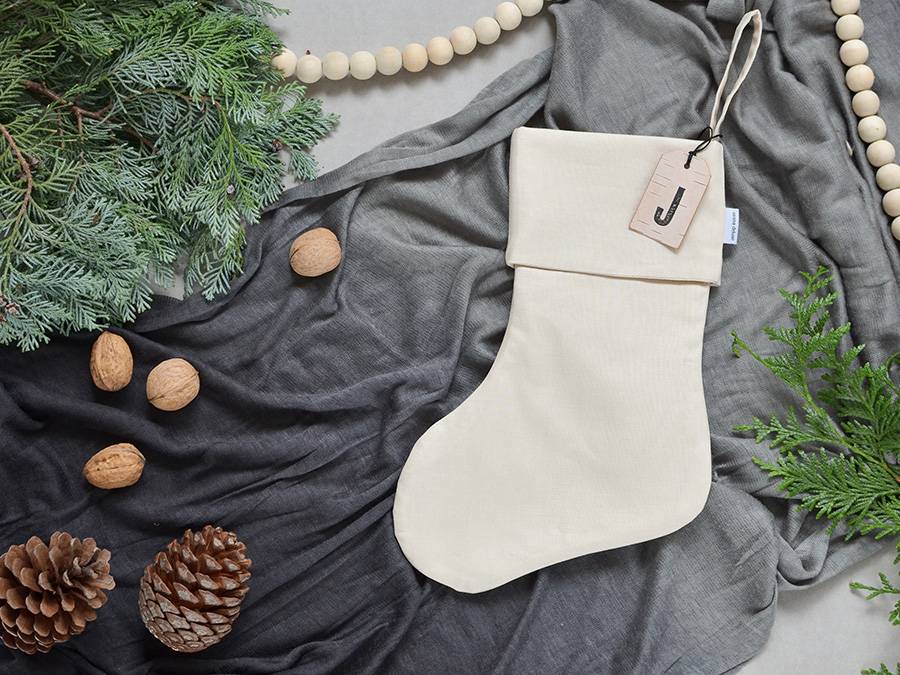 Renna Deluxe Nikolausstiefel mit Monogramm auf Birkenrinde Günstiger Verkauf