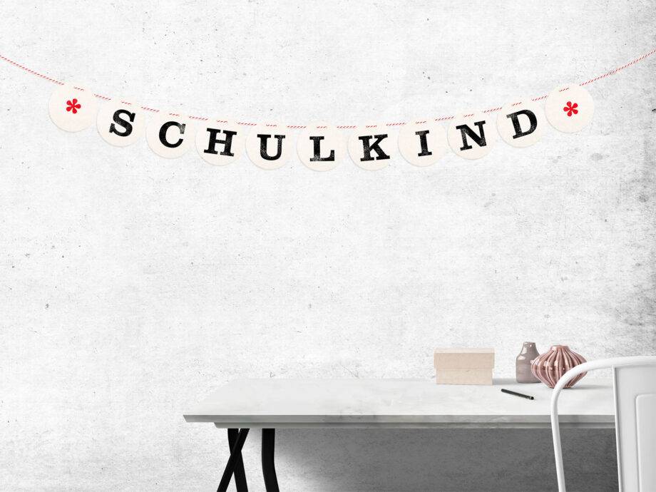 Renna Deluxe SCHULKIND Girlande für die Einschulung Party-Deko Günstig kaufen