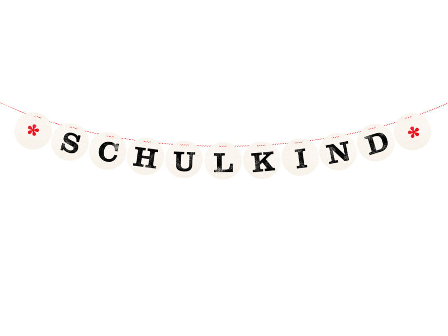 Renna Deluxe SCHULKIND Girlande für die Einschulung Party-Deko Günstig kaufen
