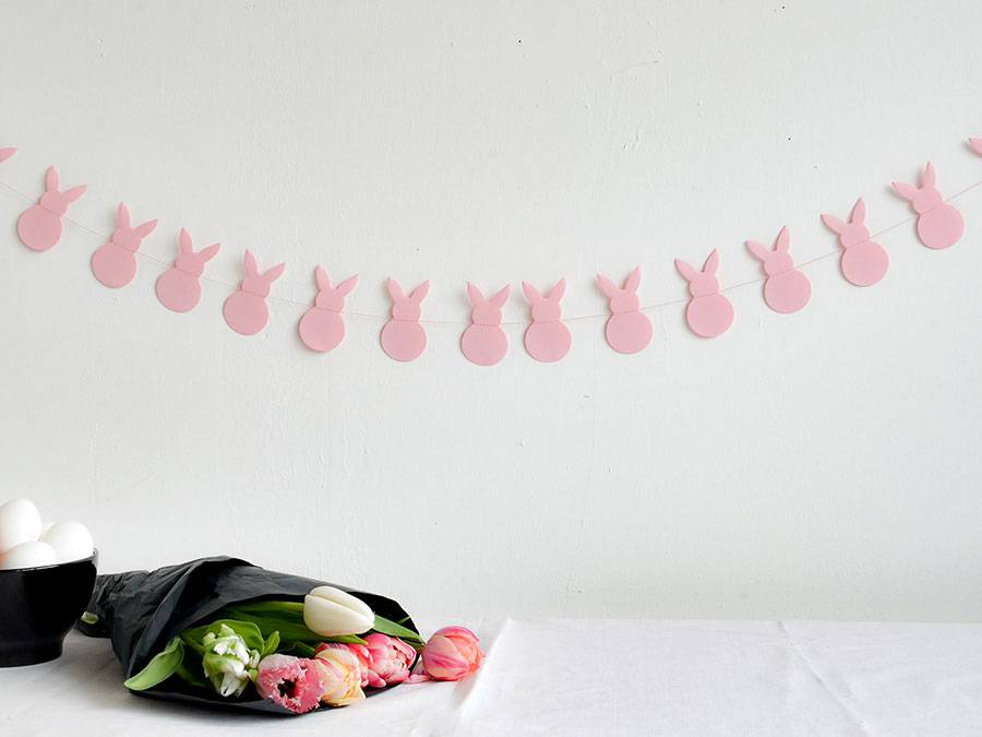 Renna Deluxe Rosa Osterhase Anhänger Großer Ausverkauf