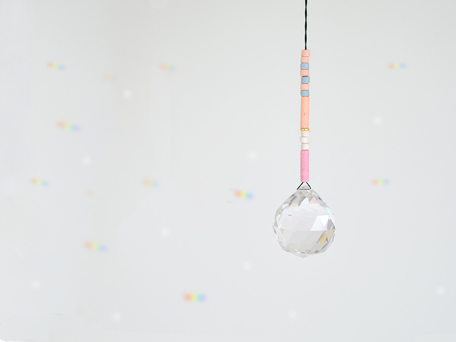 Renna Deluxe SUNCATCHER Rosa Korall Flash Sale