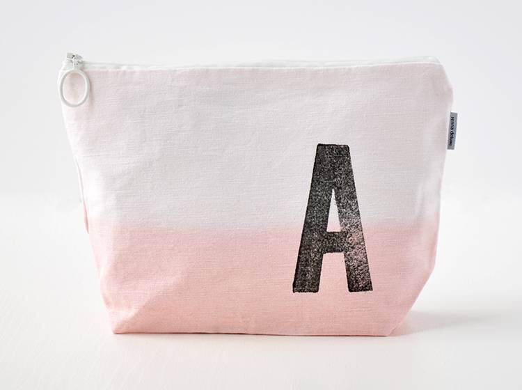 Renna Deluxe Kulturtasche ROSA mit Monogramm personalisiert Top Angebot