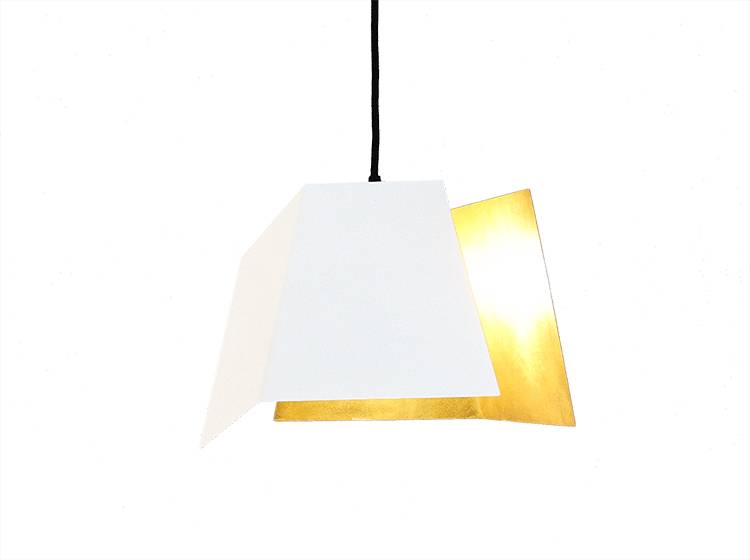 Renna Deluxe Falter // Pendelleuchte mit 24 Karat GOLD Blitzangebot