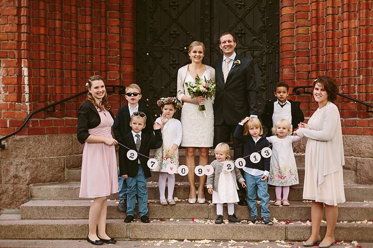 Renna Deluxe SAVE THE DATE Girlande Hochzeitsgirlande Kauf eins, bekomm eins gratis