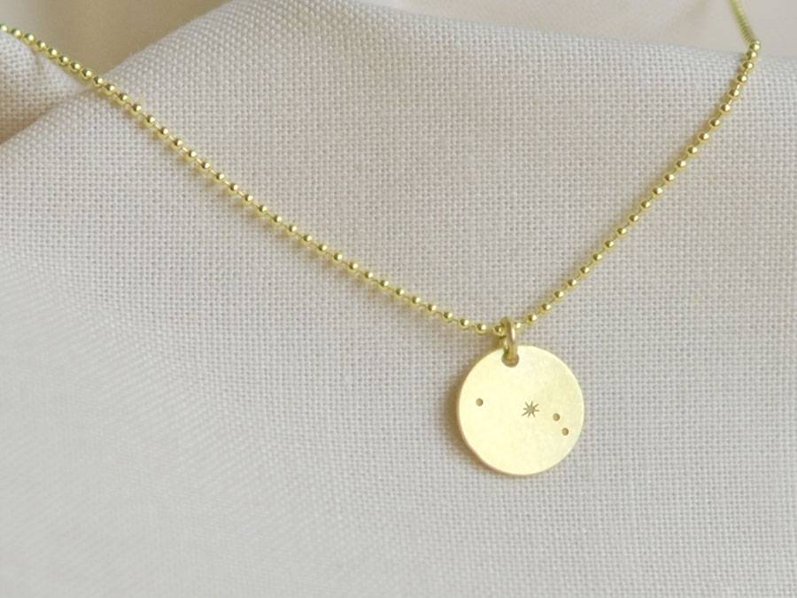 Renna Deluxe WIDDER Sternzeichen Kette Gold Vierteljährliche Förderung