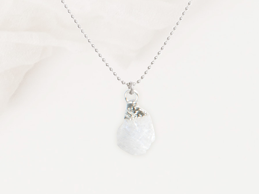 Renna Deluxe GEBURTSSTEIN Juni Kette Silber 2025