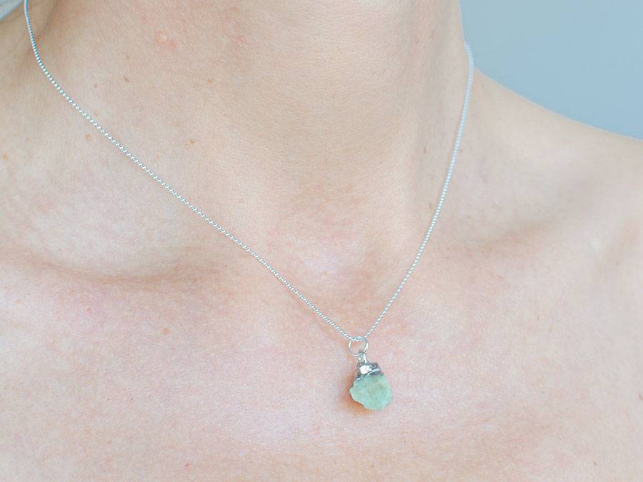 Renna Deluxe GEBURTSSTEIN August Kette Silber Outlet