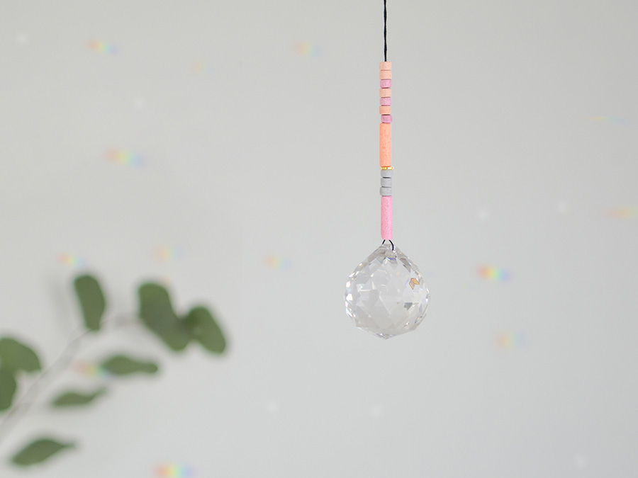 Renna Deluxe SUNCATCHER Rosa Grau Korall Günstig kaufen