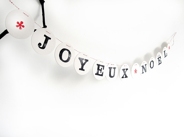 Renna Deluxe JOYEUX NOËL Girlande Cyber Monday