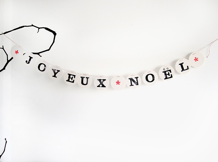 Renna Deluxe JOYEUX NOËL Girlande Cyber Monday