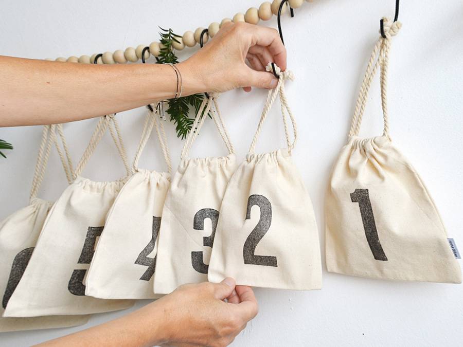 Renna Deluxe Nachhaltiger Adventskalender aus Bio-Baumwolle Neuheiten