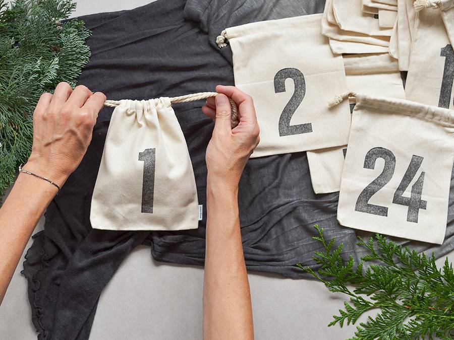 Renna Deluxe Nachhaltiger Adventskalender aus Bio-Baumwolle Neuheiten