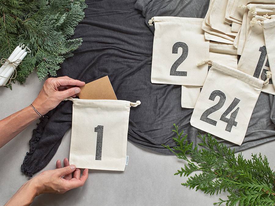 Renna Deluxe Nachhaltiger Adventskalender aus Bio-Baumwolle Neuheiten