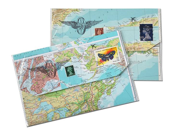 Renna Deluxe Atlas Reiseetui Groß – Etui aus Landkarten Bestseller