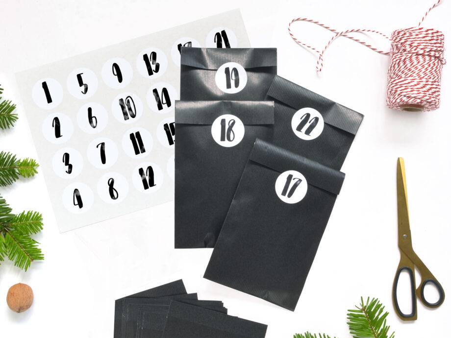 Renna Deluxe Adventskalender Schwarz mit Handlettering für Männer Bis zu 55% Rabatt