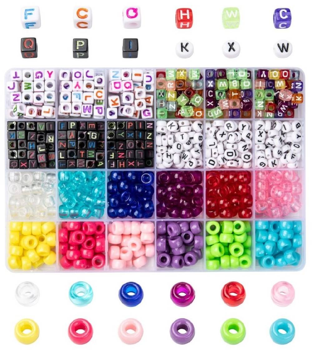 Sadingo Acrylperlen Set mit Aufbewahrungsbox Letzte 3 Tage