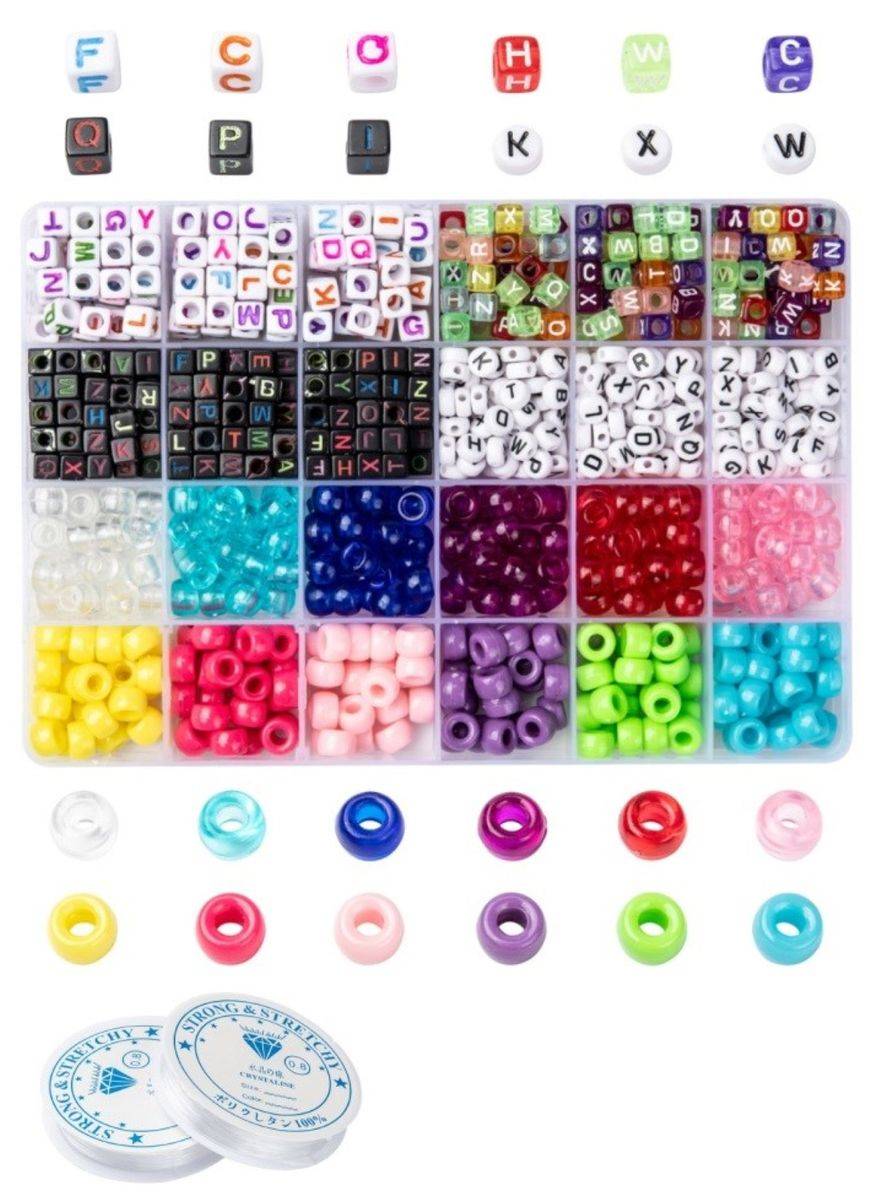 Sadingo Acrylperlen Set mit Aufbewahrungsbox Letzte 3 Tage