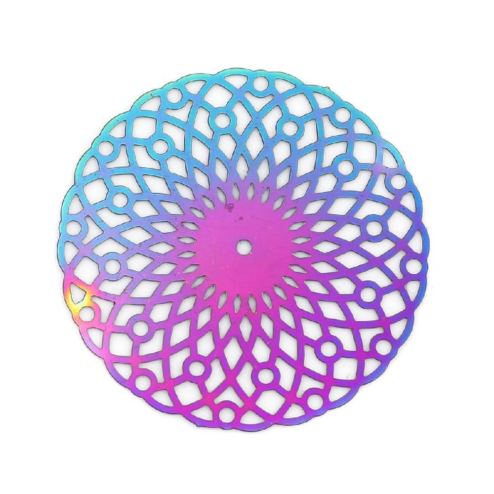 Sadingo Schmuckverbinder Mandala | 10 Stück, 31x30mm Preisnachlass