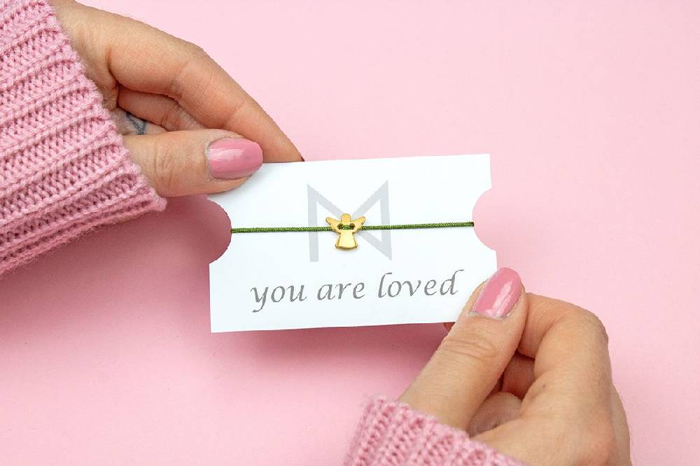 Sadingo Armband Geschenk für Mädchen, Schutzengel Bändchen Räumungsverkauf