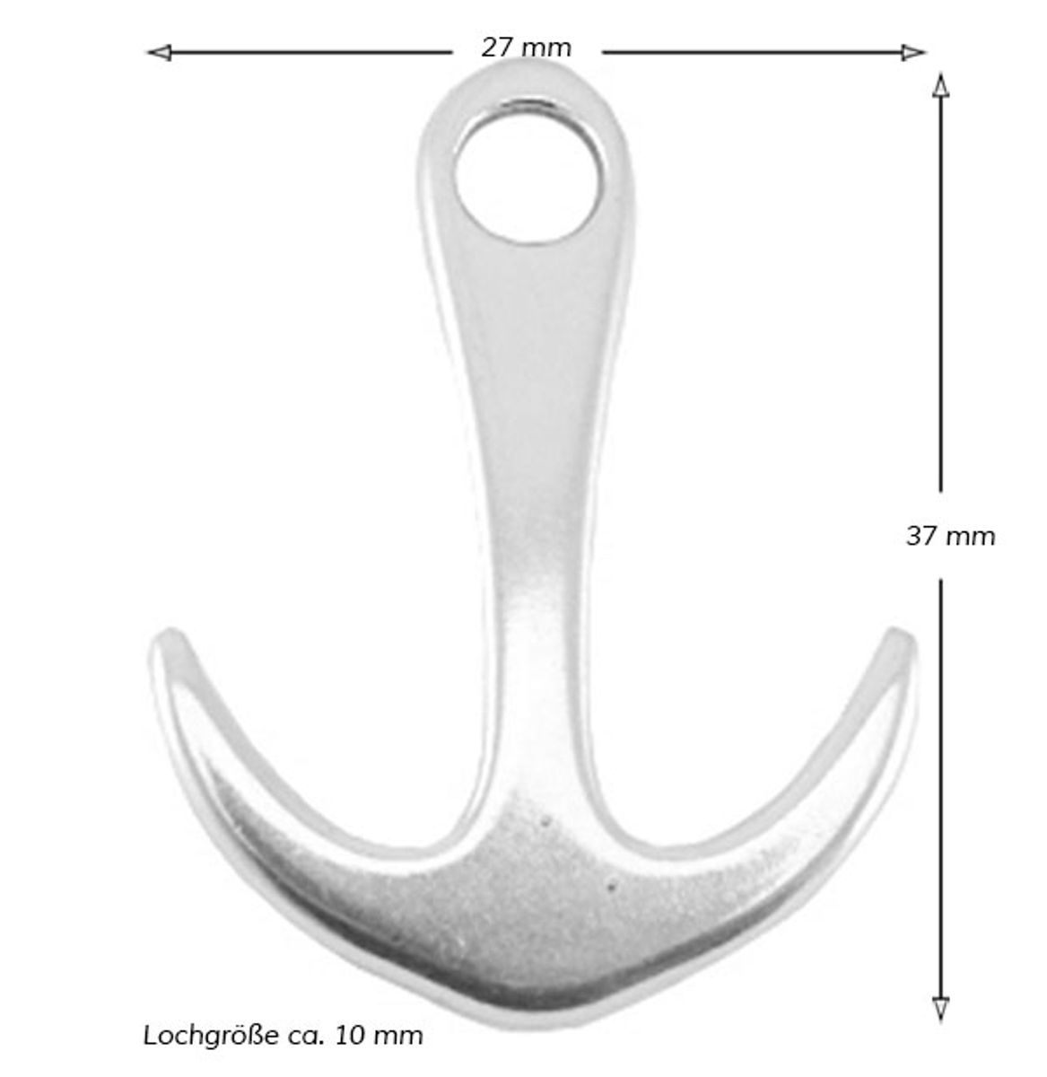 Sadingo Schmuckanhänger Anker - 1 Stück - 35 x 27 mm Black Friday Preise