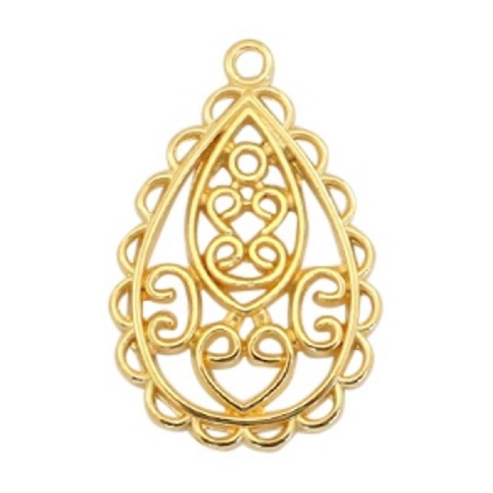 Sadingo Schmuckanhänger Tropfen Bohemian, 20 x 30 mm Osterangebot